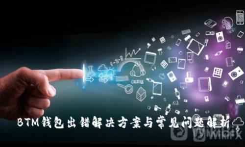 BTM钱包出错解决方案与常见问题解析