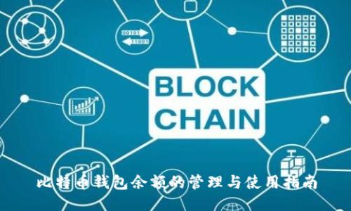 比特币钱包余额的管理与使用指南