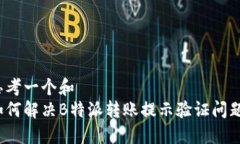 思考一个和  如何解决B特派转账提示验证问题？